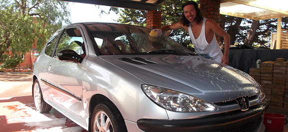 Work and travel in Australien - Carwash